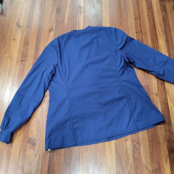 Dickies Snap Front Warm Up Jacket 85304A Navy Size XL - Picture 2 of 8
